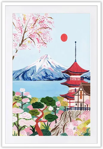 Vista 24 de Viokalt Escena Vintage de la Ciudad Prohibida de Beijing Paisaje de Viaje Arte de Pared Funki Paisaje de Ciudad China Cuadros Antiguos Pintura