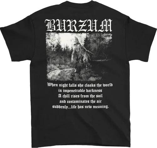 Vista 4 de Burzum Filosofem - Camiseta para hombre, color negro, Negro