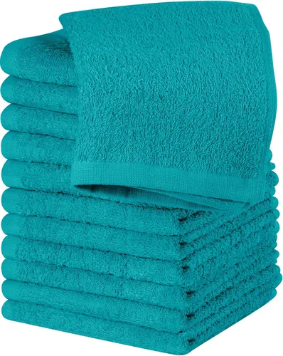 Vista 17 de Utopia Towels Juego de 12 paños de algodón – 100% algodón hilado en anillo, paños de franela de alta calidad, altamente absorbentes y suaves al