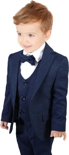 Vista 2 de Lilax Traje formal de 5 piezas para niños