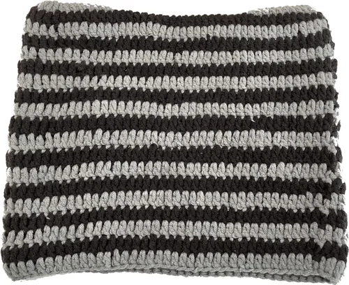 Vista 7 de Gorro de punto con orejas de gato para mujer, gorro de ganchillo con gorro de invierno a rayas, accesorios Y2K, gorros estilo gótico grunge