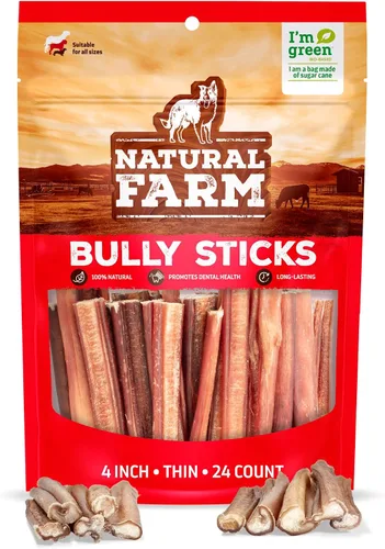 Vista 37 de Natural Farm Golosinas de colágeno trenzadas para perros (30 cm, paquete de 6), palitos de colágeno, golosinas naturales para perros, de larga