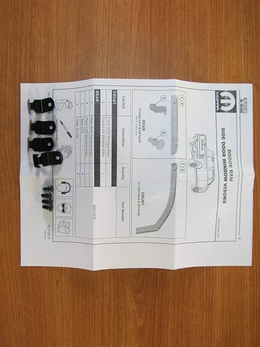 Vista 7 de Deflectores de aire para ventana lateral Dodge Ram 1500 DT 2011-2019 Nuevo Mopar OEM