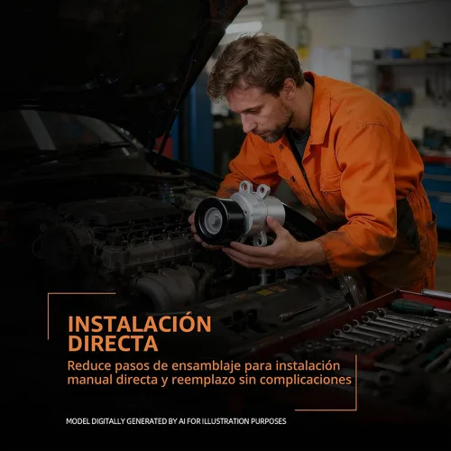 Vista 6 de Tensor automático de correa con polea 39155, para Nissan Altima (3.5L V6 solamente) 2007-2012, para Maxima Murano 2009-2014, para Quest 2011-2012