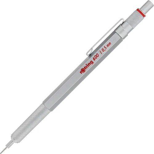 Vista 10 de Lápiz mecánico rotring 600 Series, 0.014 pulgadas, Cuerpo negro