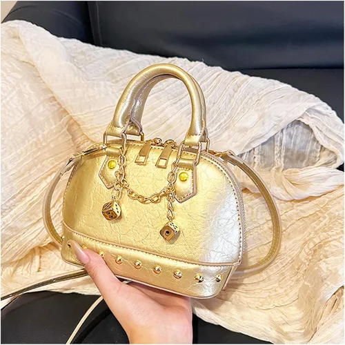 Vista 5 de Bolso tote para mujer, mochilas de cuero, bolso cruzado, bolso para boda, baile, fiestas, trabajo, viajes (estilo 518)