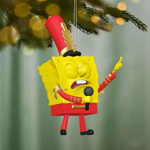 Vista 3 de Hallmark Keepsake Spongebob Squarepants Christmas Ornament (Band Geeks)