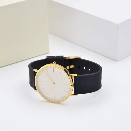 Vista 5 de WOCCI Silicone Watch Bands - Quick Release Soft Rubber Replacement Straps with Gold Buckle (14mm 18mm 20mm 22mm 24mm)