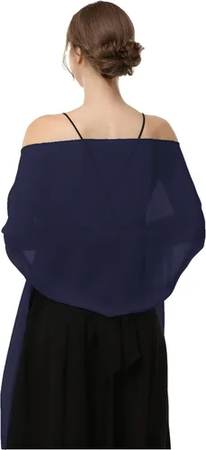 Vista 5 de Chales de gasa para novia, boda, fiesta, vestido de noche y vestidos para ocasiones especiales