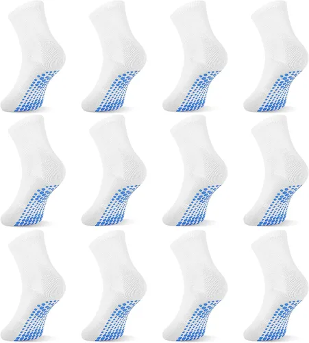 Vista 9 de Calcetines antideslizantes con agarres para niños y niñas, 12/24 pares de 1 a 7 años