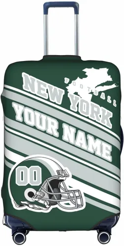 Vista 31 de Fundas de equipaje personalizadas con nombre y número, funda de maleta lavable elástica personalizada para equipaje, Arizona, Fútbol