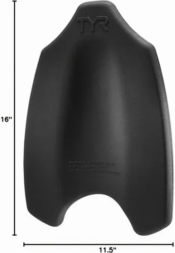 Vista 6 de TYR Hydrofoil Kickboard - Ayuda avanzada de entrenamiento de natación 3D para técnica de estilo libre y natación competitiva Negro