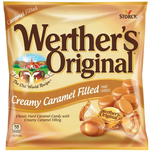 Vista 9 de Werther's Original caramelos duros rellenos con caramelo cremoso, 30 onzas