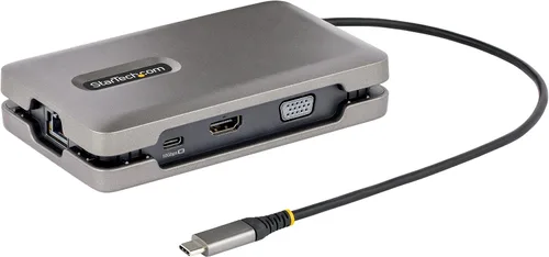 Vista 8 de StarTech Estación de acoplamiento USB-C para MacBook Pro M1 M2 M3 M4 y Windows, 4K 60Hz HDMI, HDR, USB 10Gbps Hub, carga de portátil de 100 W, GbE