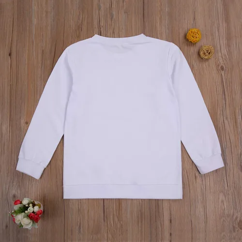 Vista 7 de Mommy and Me - Camiseta a juego con estampado de letras de manga larga suéter para el otoño