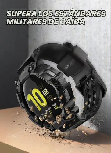 Vista 6 de SUPCASE para Samsung Galaxy Watch 5 Correa de 44mm con Funda (Unicorn Beetle Pro), [Protección contra Caídas de Grado Militar] Funda Resistente