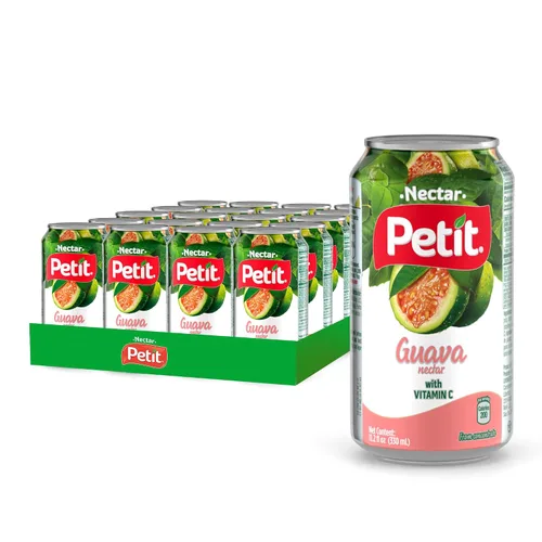 Vista 8 de Petit Néctar de manzana, latas de 330 ml (paquete de 24) – Bebida refrescante de jugo de fruta