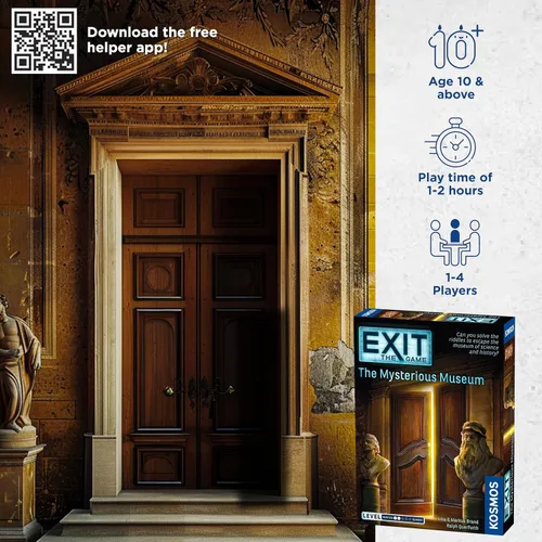 Vista 3 de Exit: The Mysterious Museum Exit: The Game - Un juego de Kosmos Experiencia de Escape Room en casa para 1 a 4 jugadores, mayores de 10 años
