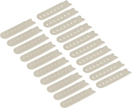 Vista 32 de uxcell Tapa de correa Snapback, agujeros de plástico ajustable sombrero broche hebilla reemplazo para reparación de tapas