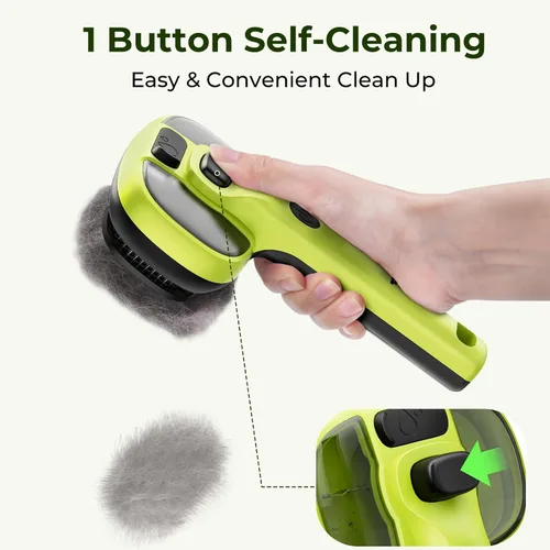 Vista 17 de Pecute Self-Cleaning Steam Dog Cat Brush & Leave-in Conditioner, Cool Mist