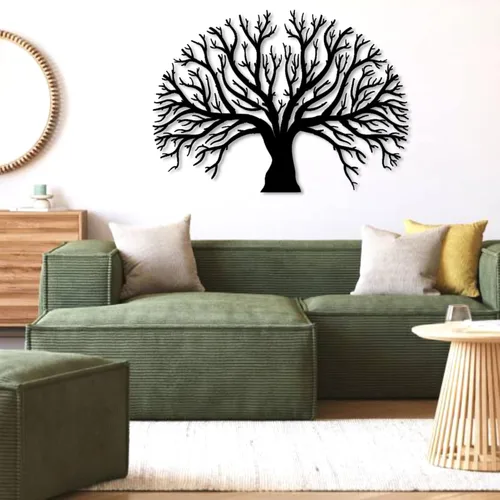 Vista 3 de Arte de pared de metal árbol de la vida, arte de pared de árbol de la vida, decoración de pared de árbol de la vida, decoración de pared de metal