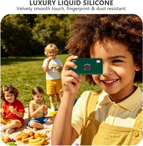 Vista 5 de Funda de silicona para llavero Kodak CHARMERA para cámara digital con protector de pantalla y cordón para accesorios de llavero CHARMERA