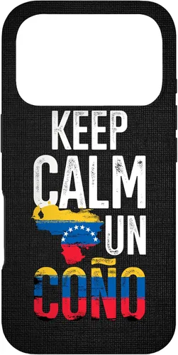 Vista 30 de Funda para iPhone 17 con diseño de bandera de Venezuela Pride Venezuela Girl Boy Flag Keep Calm Un Cono