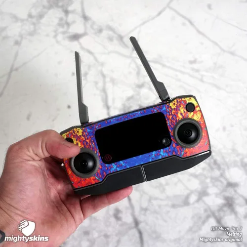 Vista 5 de MightySkins Skin compatible con DJI Mavic 2 Pro o Zoom - Borgoña sólido Funda protectora de vinilo duradera y única Fácil de aplicar, quitar