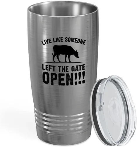 Vista 9 de Vaso vikingo negro de 20 onzas, un chico que acaba de tirar, tractores de jardín agrícola, cultivador campesino, agricultor, amantes de los animales