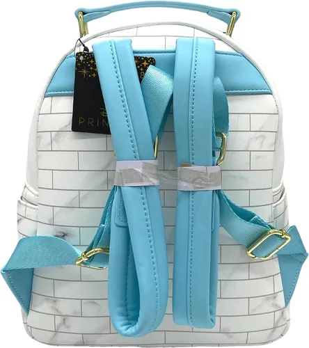 Vista 2 de Loungefly Exclusive Princess - Bolso de hombro con doble correa de cristal manchado
