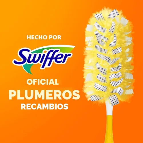 Vista 4 de Swiffer Plumeros de repuesto para limpieza, alternativa desechable de plumas y microfibra, para quitar el polvo de muebles, persianas, ventiladores
