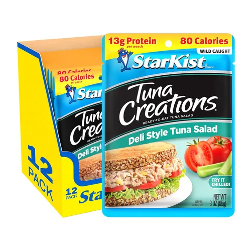 Vista 57 de StarKist Tuna Creations Ginger Sesame - Sabor de jengibre y sésamo para atún 14g Protein Per Serving, Wild Caught, Shelf Stable Seafood, Gluten
