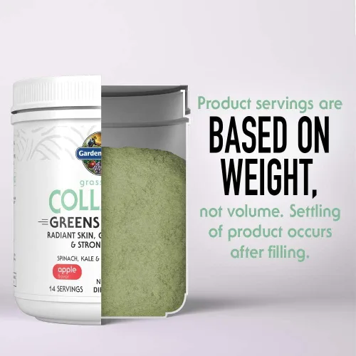 Vista 5 de Garden of Life - Grass Fed Collagen Beauty - Polvo de colágeno para mujeres y hombres, sabor granada y arándano, 20 porciones, para las uñas, piel