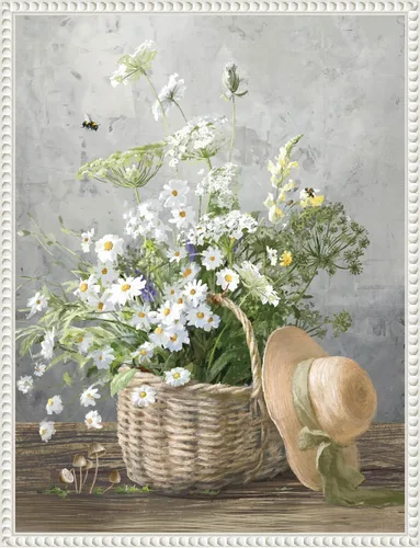 Vista 11 de Amanti Art Lienzo enmarcado para pared, 24 x 18 pulgadas, casa de campo de jardinería III por Danhui Nai, lienzo enmarcado para pared, obras de arte