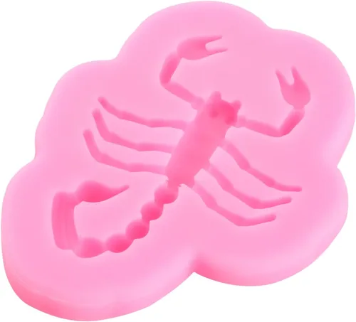 Vista 7 de Molde de silicona para insectos para fondant de escorpión, para decoración de pasteles, decoración de cupcakes, azúcar, manualidades, caramelo
