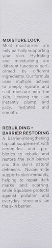 Vista 12 de The Nue Co. Barrier Culture Hidratante – Crema facial hidratante pre y probiótica con ceramidas, péptidos, niacinamida y escualano, hidratante