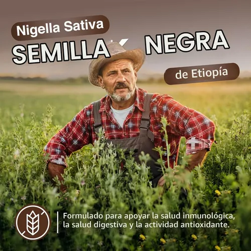 Vista 5 de Resilia Etíope Black Seed Softgels 1000mg por porción