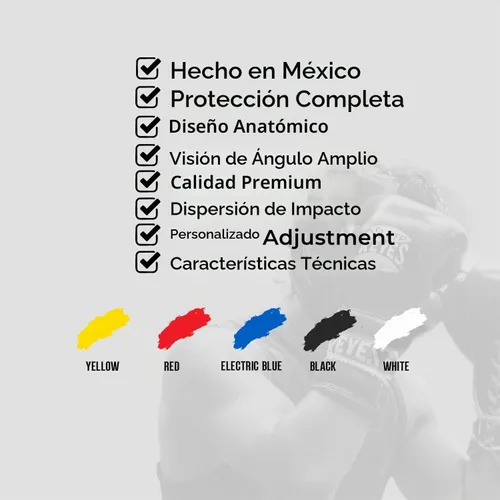 Vista 6 de CLETO REYES Casco de boxeo con protección para las mejillas para hombres y mujeres, protector de cabeza protector de la cara, para sparring y pelea