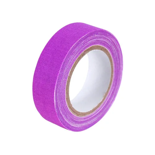 Vista 10 de Cinta adhesiva fluorescente azul neón para gaffer, cinta de punta azul neón reactiva a luz negra UV para etapas, juegos de fiesta, pisos