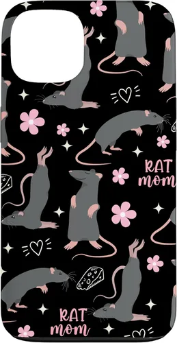 Vista 7 de Funda para iPhone 13 Pro Max Rat Mom Cute Rat Owner Keeper Pet Lover