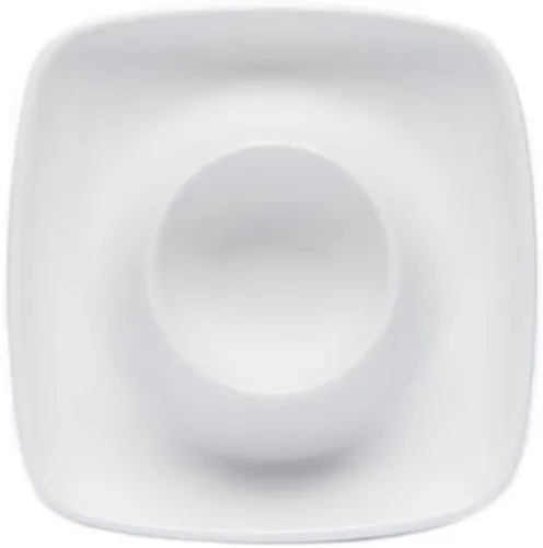 Vista 3 de Ceramics - Juego de 6 tazas de huevo blanco para huevos duros