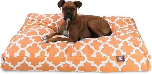 Vista 15 de Majestic Pet Products - Cama rectangular pequeña para perros y mascotas con cubierta extraíble lavable y enrejado gris