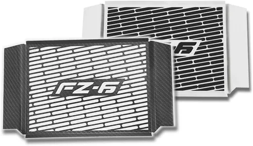 Vista 5 de Rejilla de radiador de motocicleta, protector de rejilla de radiador de motocicleta, cubierta de metal negro para modelos Y&AMAHA FZ6 FZ 6 FAZER