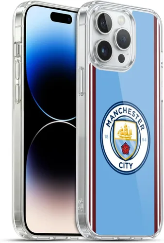 Vista 124 de Head Case Designs Funda de gel con licencia oficial del Manchester City Man City FC Away 2022/23 [protección de grado militar] compatible con Apple