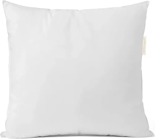 Vista 11 de Coyuchi Relleno de almohada de plumón (estándar, blanco)