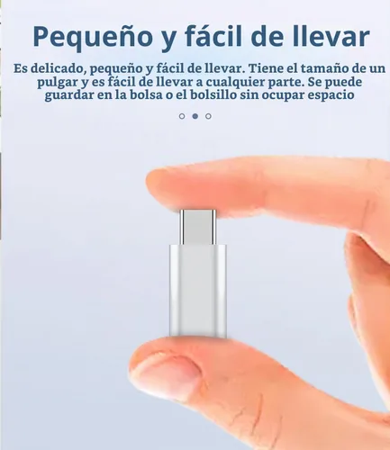 Vista 6 de Paquete de 3 adaptadores Lightning hembra a USB C macho, compatible con Apple iPhone 15 Pro Max Plus iPad 10, Air4/5, Mini6 Galaxy Note S10 S20 S21