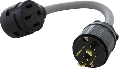 Vista 10 de AC WORKS Adaptador de carga de vehículos eléctricos para uso Tesla (L5-30 30A 1250V bloqueo a Tesla)
