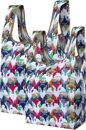 Vista 30 de Wrapables JoliBag Collection - Bolsa de compras reutilizable (juego de 2)