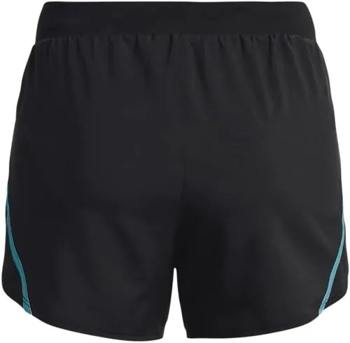 Vista 4 de Under Armour Women's Fly by 2.0 Running Shorts (027) negro / azul glaciar / reflectante
