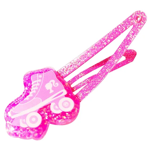 Vista 3 de LUV HER Clips de pelo Barbie para niñas, clips de presión, paquete de 8, multicolor, para edades 3+